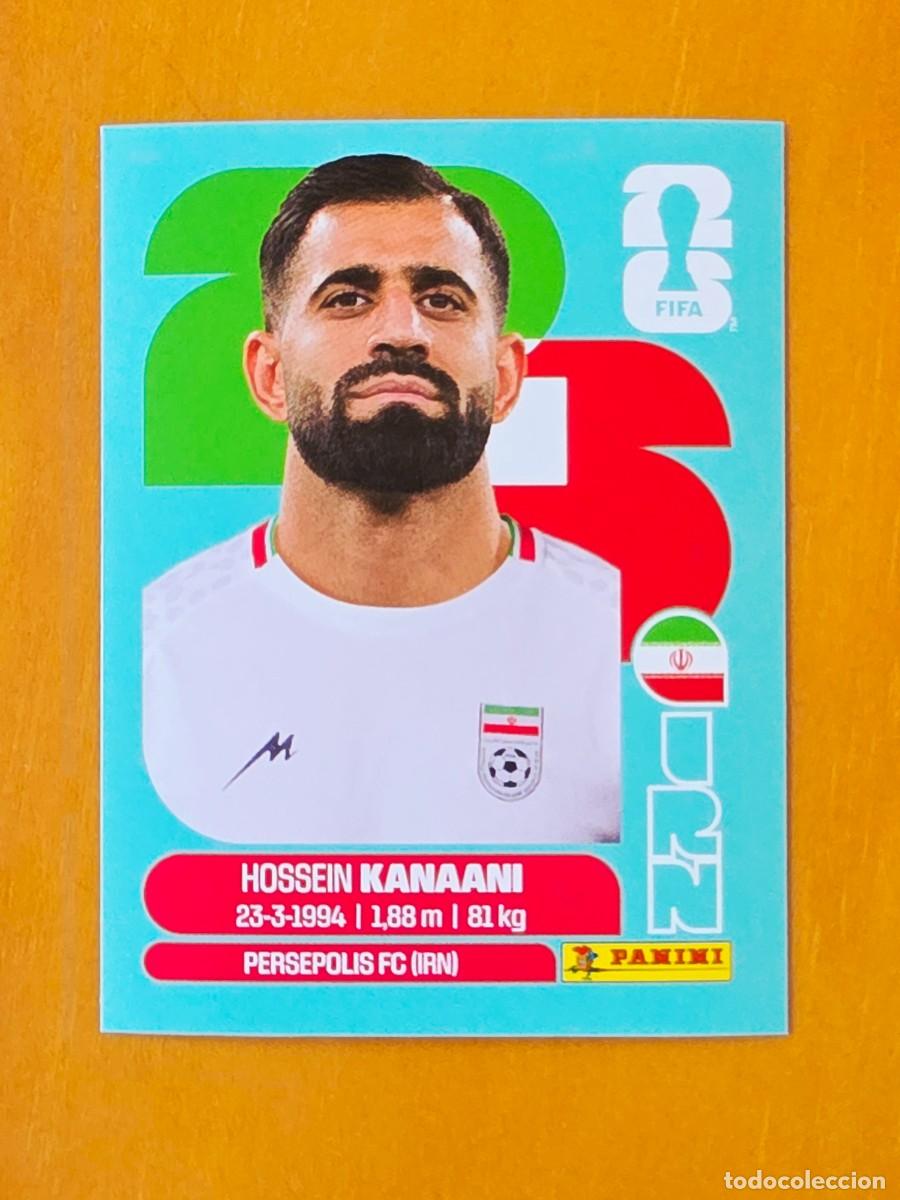 Cromos de f&uacute;tbol: IRN 8 Hossein Kanaani, Rep&uacute;blica Isl&aacute;mica de Ir&aacute;n, Panini FIFA World Cup Mundial 2026 Sticker