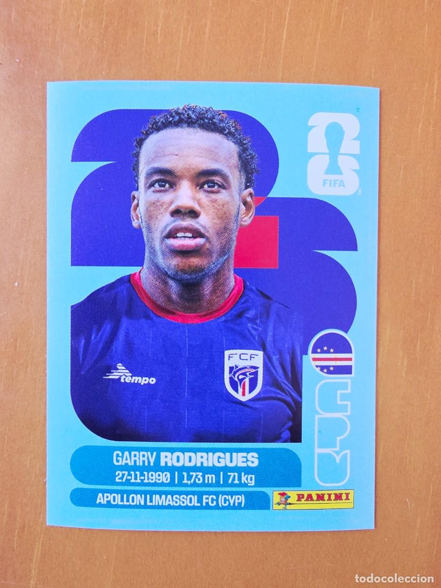 Cromos de f&uacute;tbol: CPV 15 Garry Rodrigues, Cabo Verde, Panini FIFA World Cup Mundial 2026 Sticker