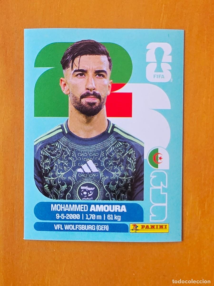 Cromos de f&uacute;tbol: ALG 20 Mohammed Amoura, Argelia, Panini FIFA World Cup Mundial 2026 Sticker