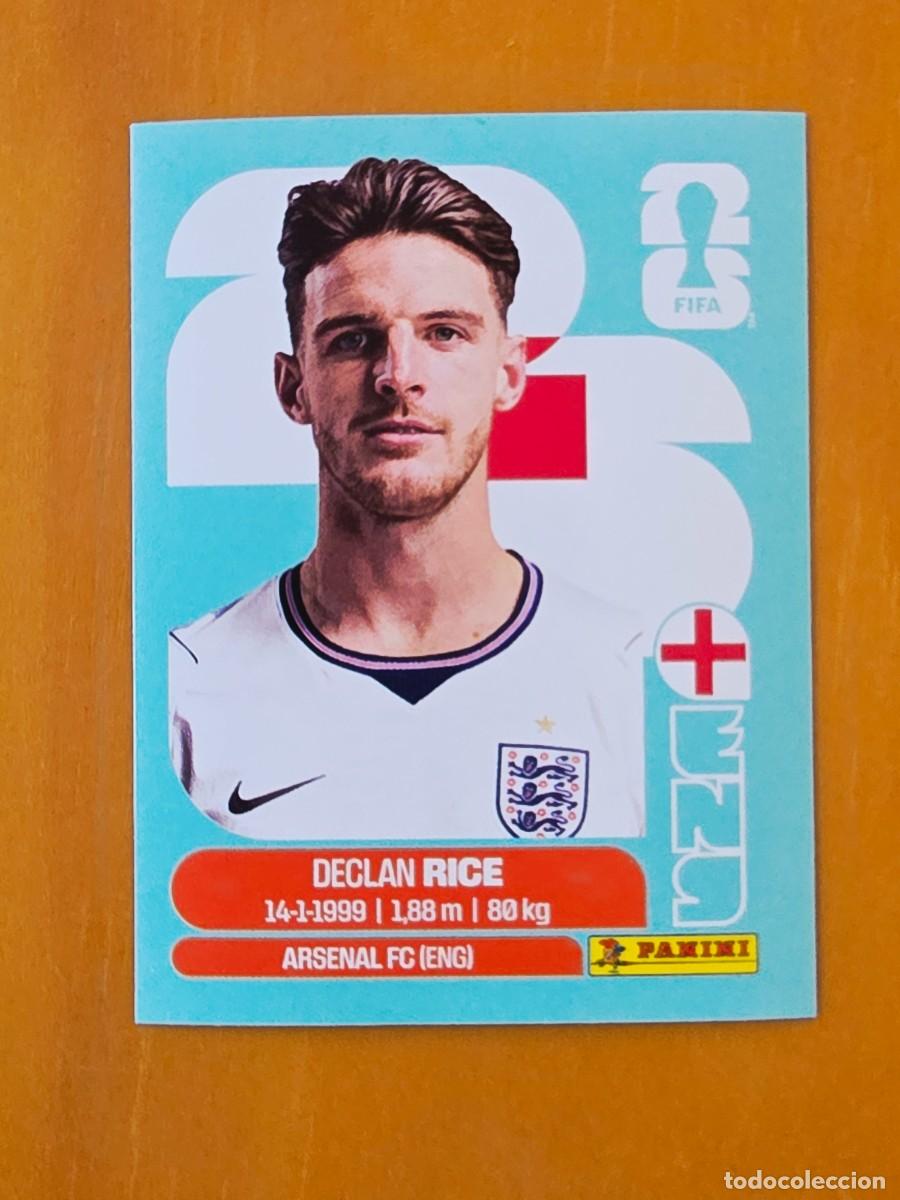 Cromos de f&uacute;tbol: ENG 10 Declan Rice, Inglaterra, Panini FIFA World Cup Mundial 2026 Sticker
