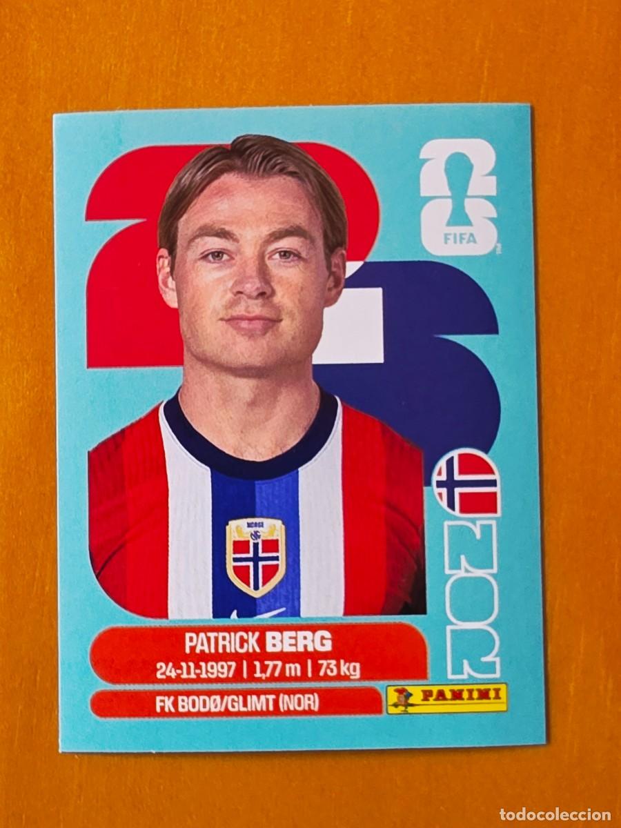 Cromos de f&uacute;tbol: NOR 14 Patrick Berg, Noruega, Panini FIFA World Cup Mundial 2026 Sticker