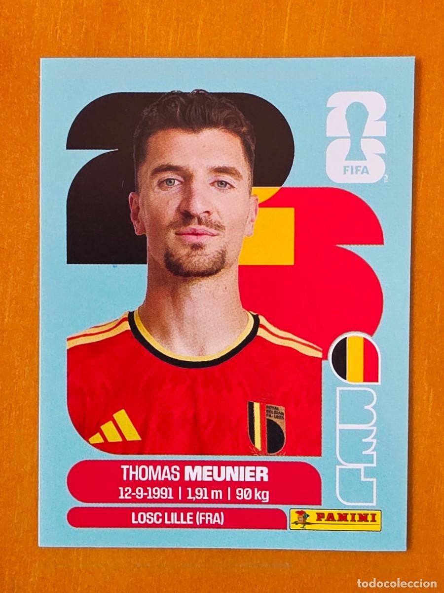 Cromos de f&uacute;tbol: BEL 8 Thomas Meunier, B&eacute;lgica, Panini FIFA World Cup Mundial 2026 Sticker