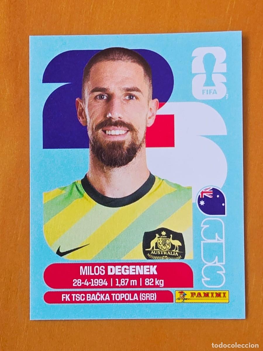 Cromos de f&uacute;tbol: AUS 10 Milos Degenek, Australia, Panini FIFA World Cup Mundial 2026 Sticker