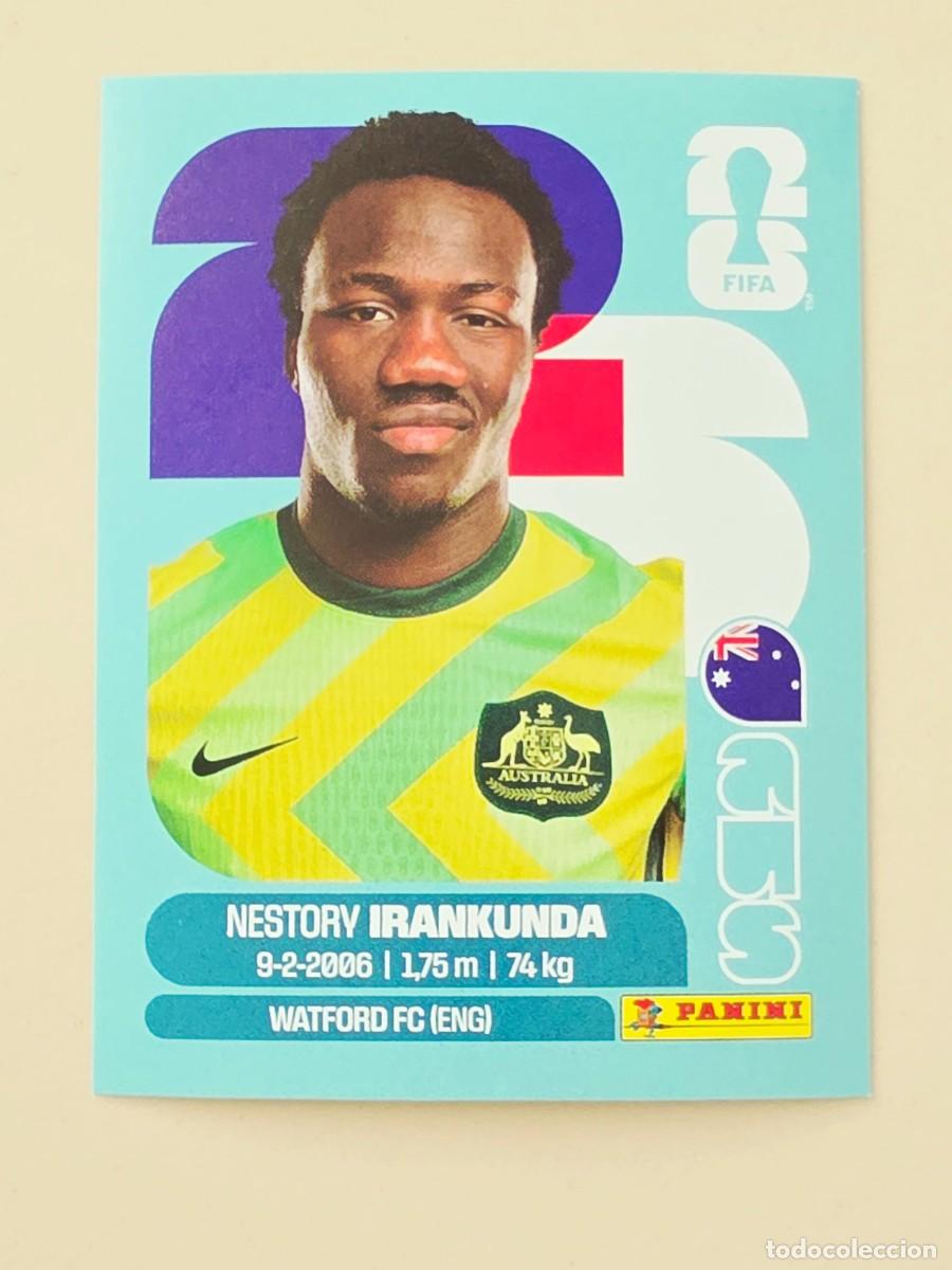 Cromos de f&uacute;tbol: AUS 19 Nestory Irankunda, Australia, Panini FIFA World Cup Mundial 2026 Sticker