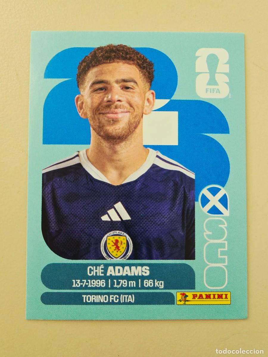 Cromos de f&uacute;tbol: SCO 19 Ch&eacute; Adams, Escocia, Panini FIFA World Cup Mundial 2026 Sticker