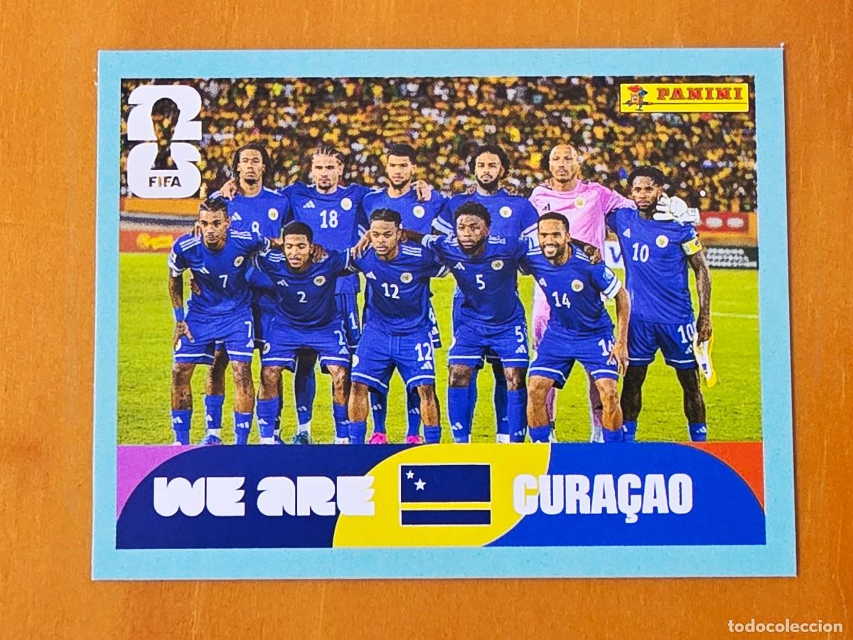 Cromos de f&uacute;tbol: CUW 13 Alineaci&oacute;n plantilla equipo, Curazao, Panini FIFA World Cup Mundial 2026 Sticker