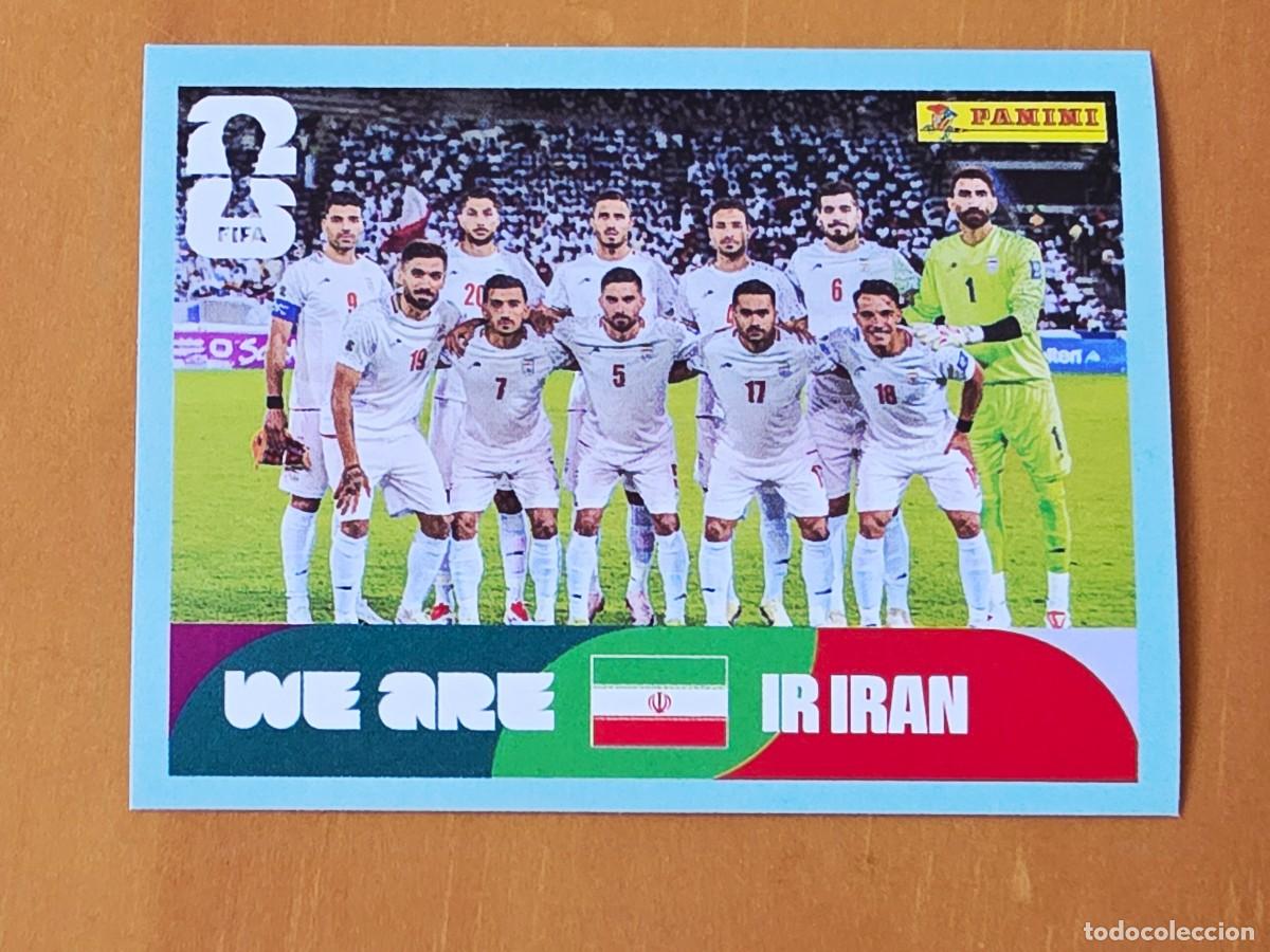 Cromos de f&uacute;tbol: IRN 13 Alineaci&oacute;n equipo Rep&uacute;blica Isl&aacute;mica de Ir&aacute;n, Panini FIFA World Cup Mundial 2026 Sticker
