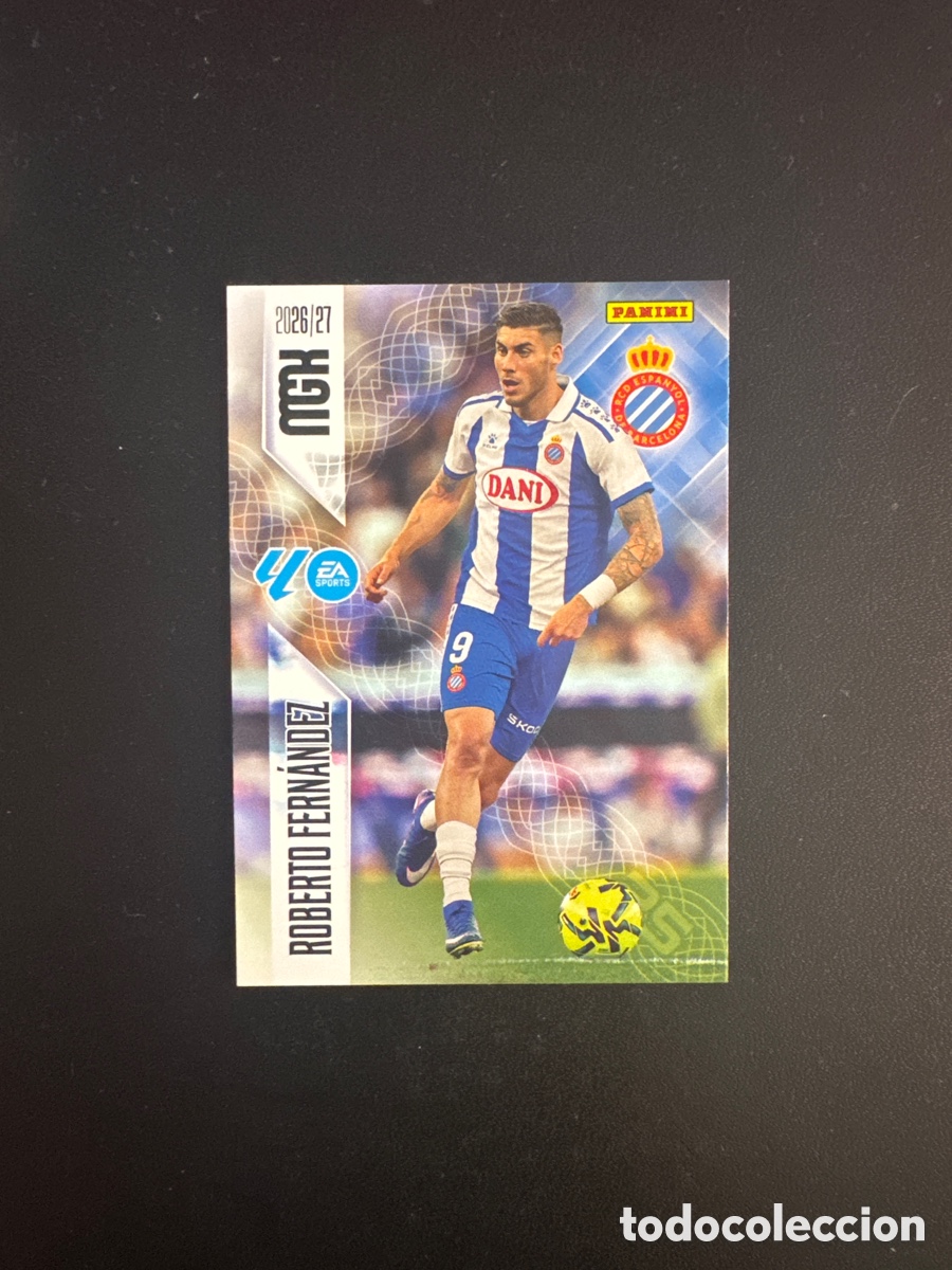 Cromos de f&uacute;tbol: ROBERTO FERN&Aacute;NDEZ ESPA&Ntilde;OL N&Uacute;MERO 178 MEGACRACKS 2026 2027