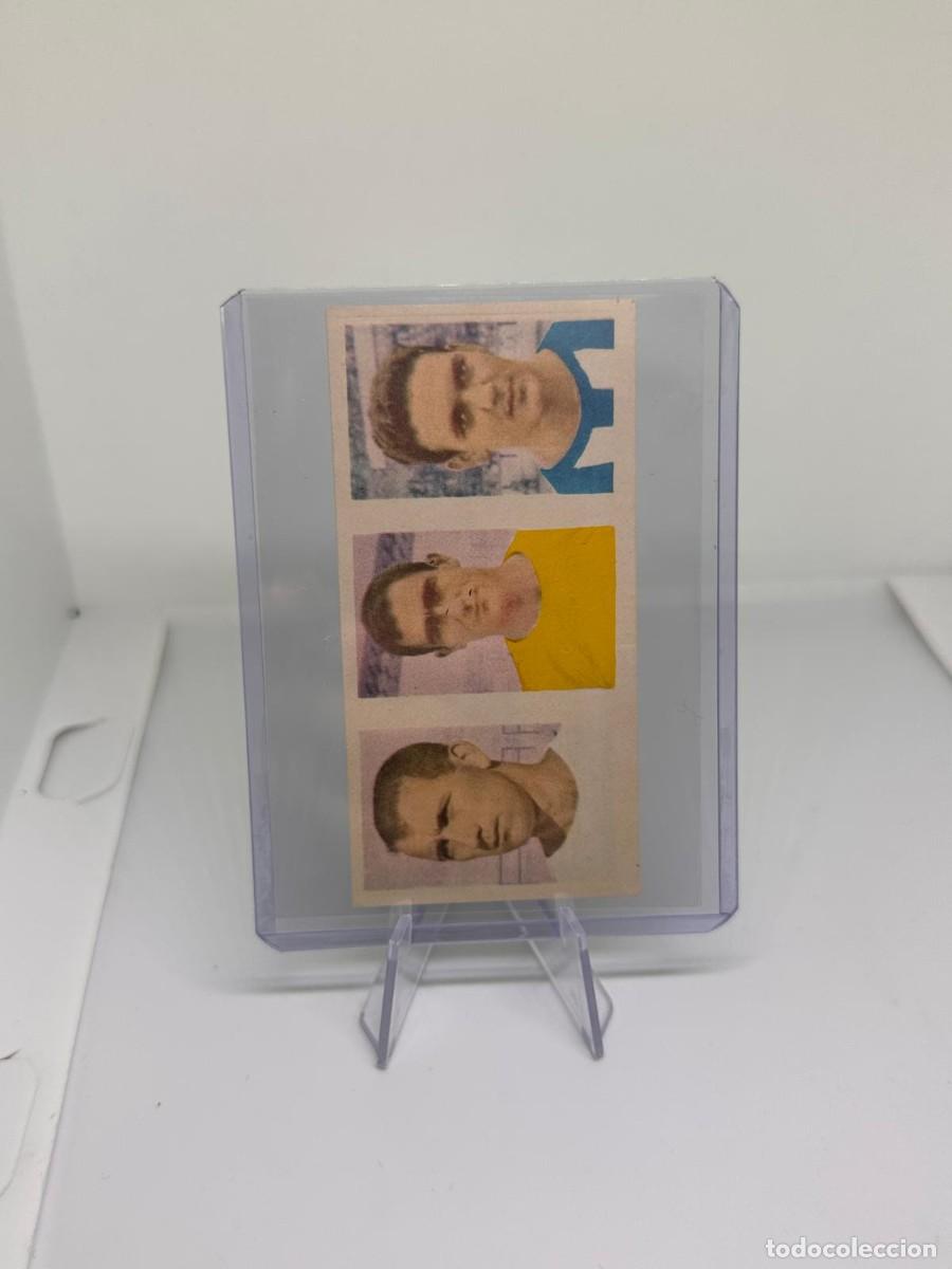 Cromos de f&uacute;tbol: Triple Cromo 297 Lamelo 287 Vegazo 175 Matito Ruiz Romero 1960 sin pegar