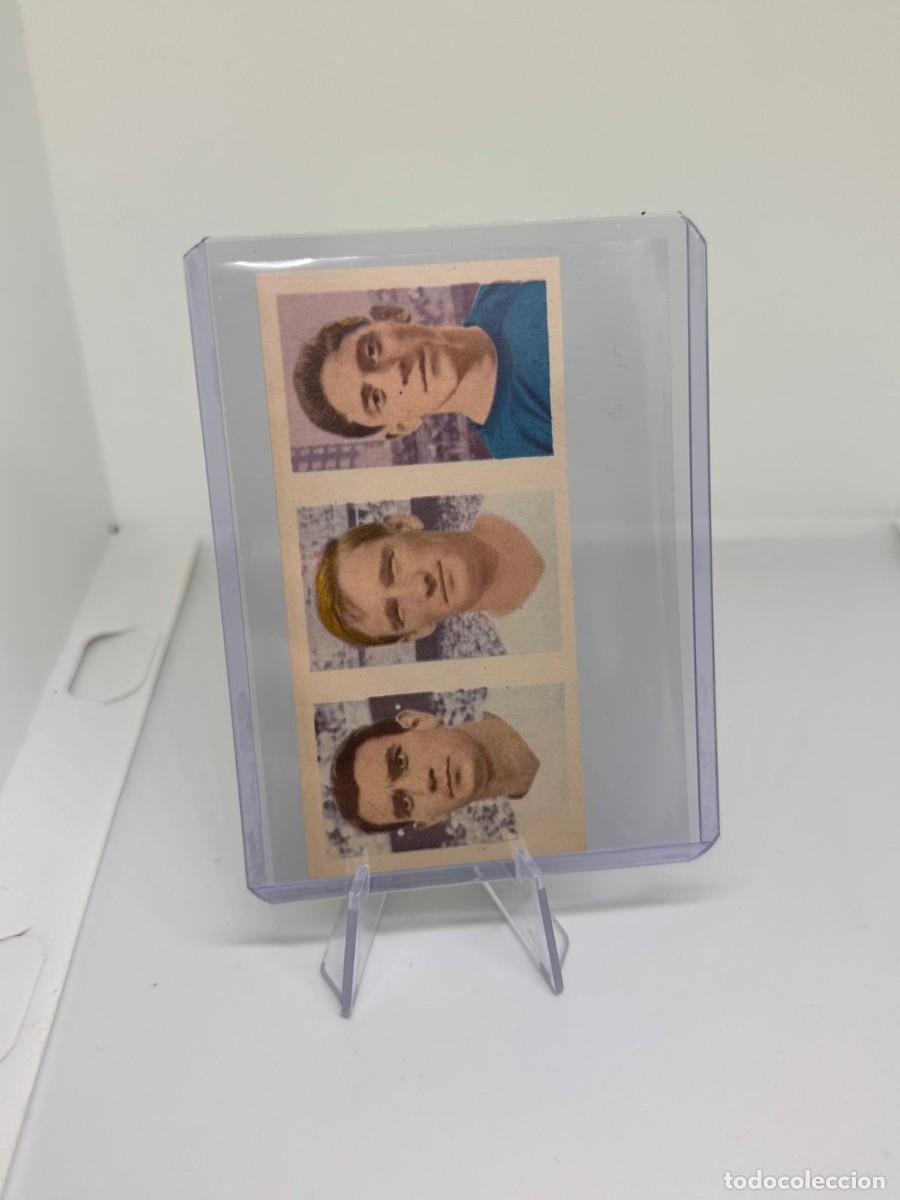 Cromos de f&uacute;tbol: Triple Cromo 273 Jose Luis 128 Zoco 126 Miera Ruiz Romero 1960 sin pegar