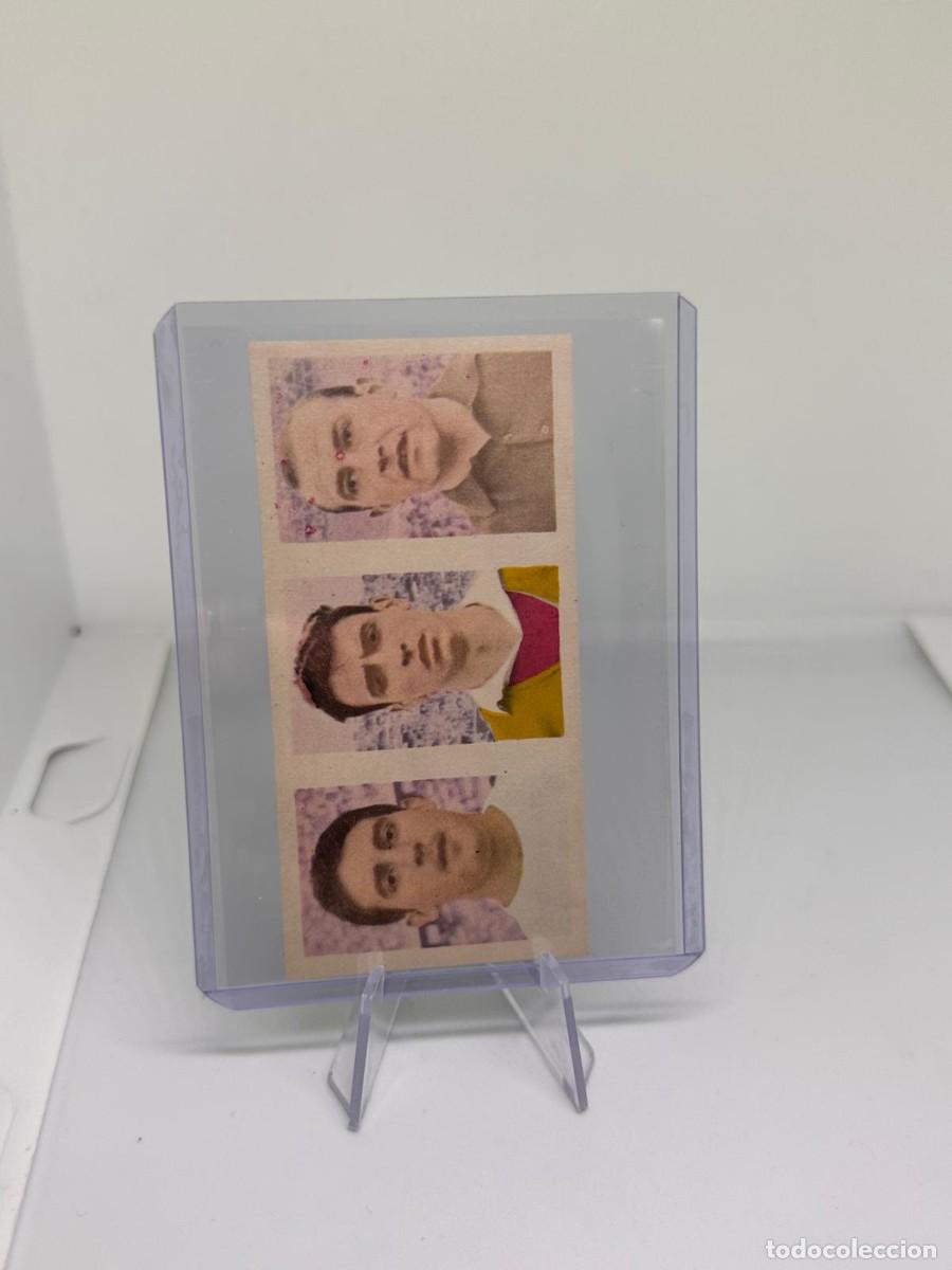 Cromos de f&uacute;tbol: Triple Cromo 288 Benegas 134 Sadurni 216 Bancalero Ruiz Romero 1960 sin pegar