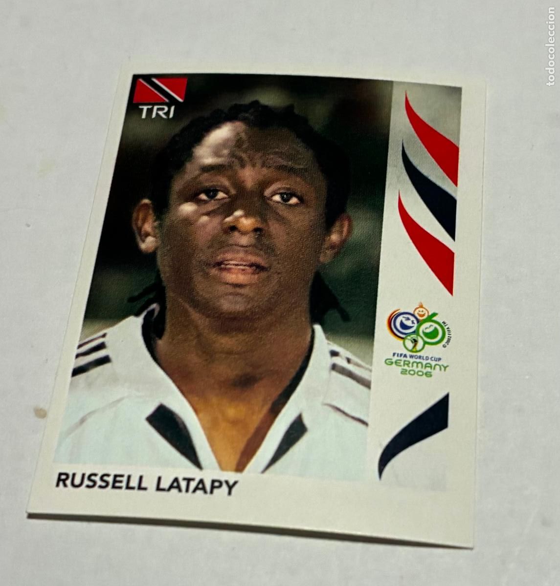 Cromos de f&uacute;tbol: CROMO FUTBOL MUNDIAL ALEMANIA 2006, PANINI, RUSSELL LATAPY, Numero 142, Triinidad y Tobago