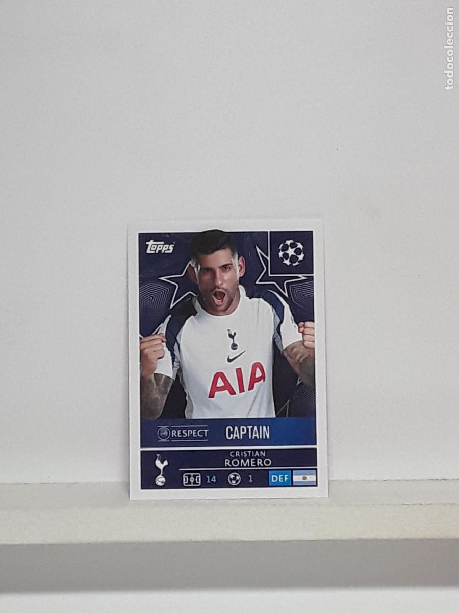 Cromos de f&uacute;tbol: CHAMPIONS STICKER 2025 2026 25 26 ALBUM TOPPS LEAGUE N 439 TOTTENHAM CRISTIAN ROMERO