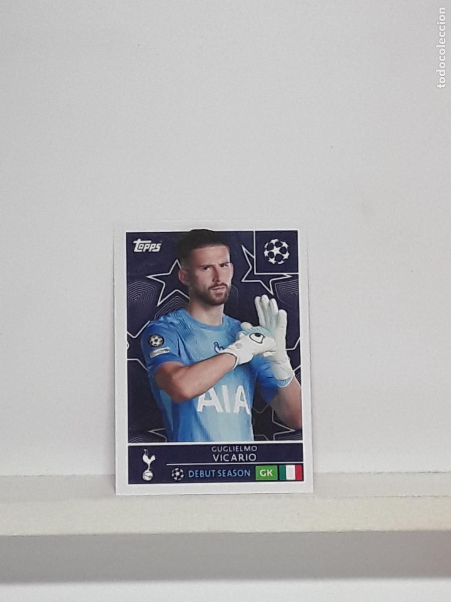 Cromos de f&uacute;tbol: CHAMPIONS STICKER 2025 2026 25 26 ALBUM TOPPS LEAGUE N 440 TOTTENHAM GUGLIELMO VICARIO