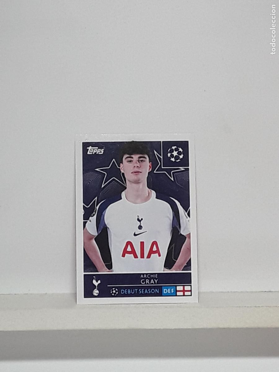 Cromos de f&uacute;tbol: CHAMPIONS STICKER 2025 2026 25 26 ALBUM TOPPS LEAGUE N 443 TOTTENHAM ARCHIE GRAY