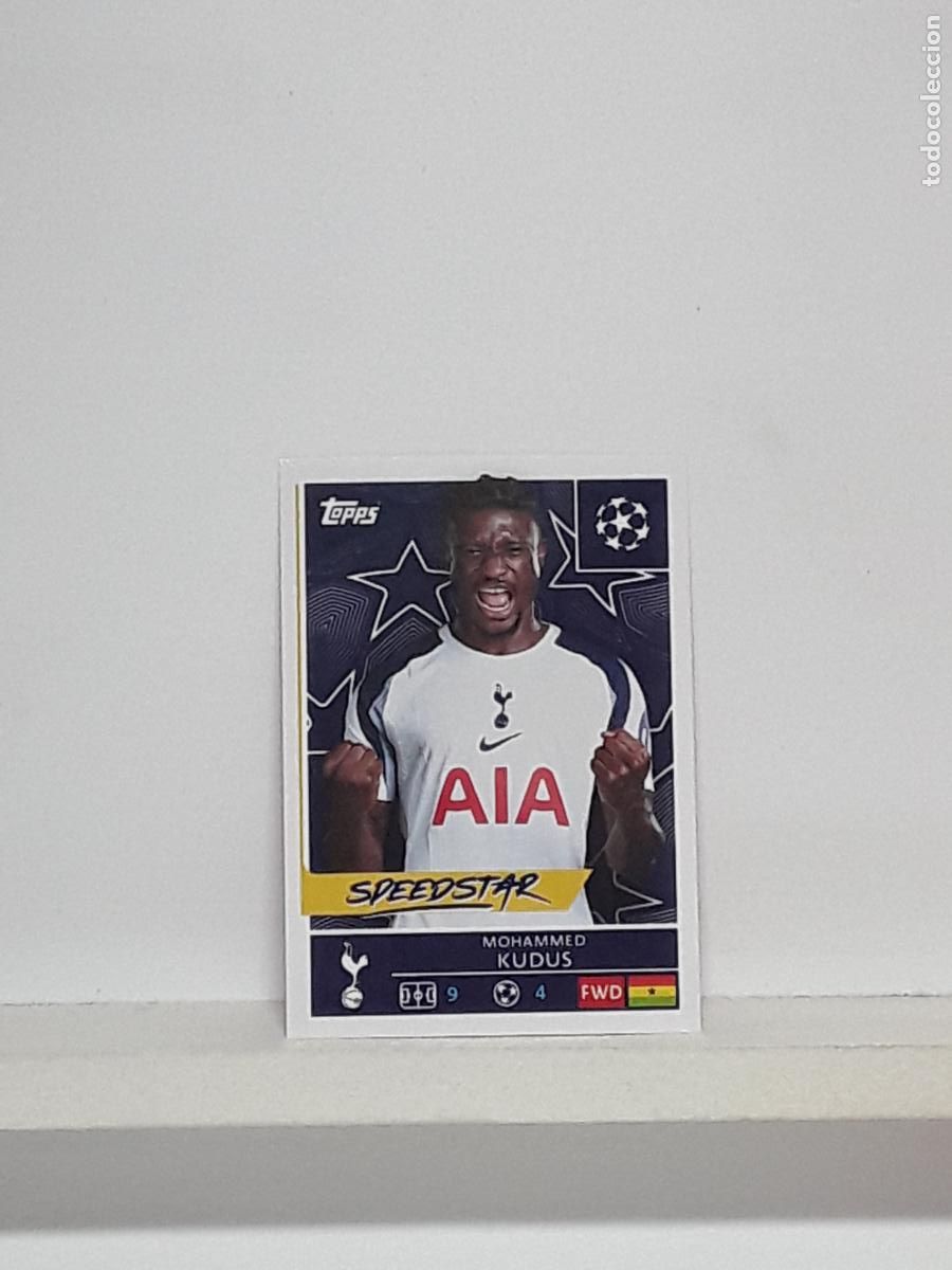 Cromos de f&uacute;tbol: CHAMPIONS STICKER 2025 2026 25 26 ALBUM TOPPS LEAGUE N 449 TOTTENHAM MOHAMMED KUDUS