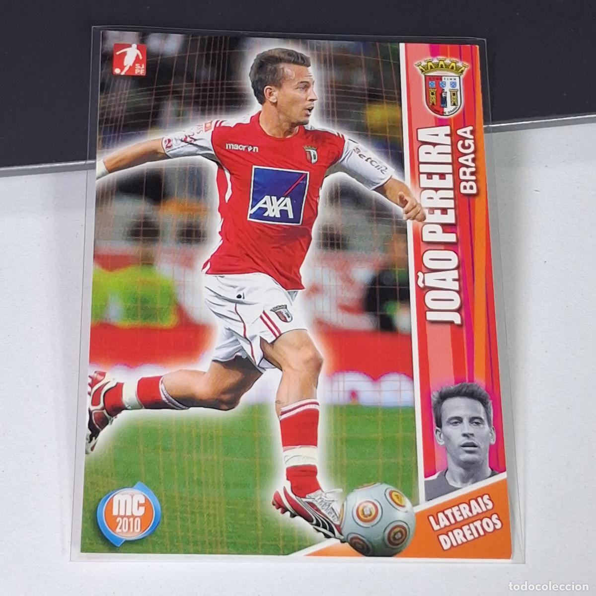 Cromos de Futebol: B52 32 JO&Atilde;O PEREIRA BRAGA MC PANINI MEGACRAQUES 2009-2010 09 10 SJPF CARD PORTUGAL