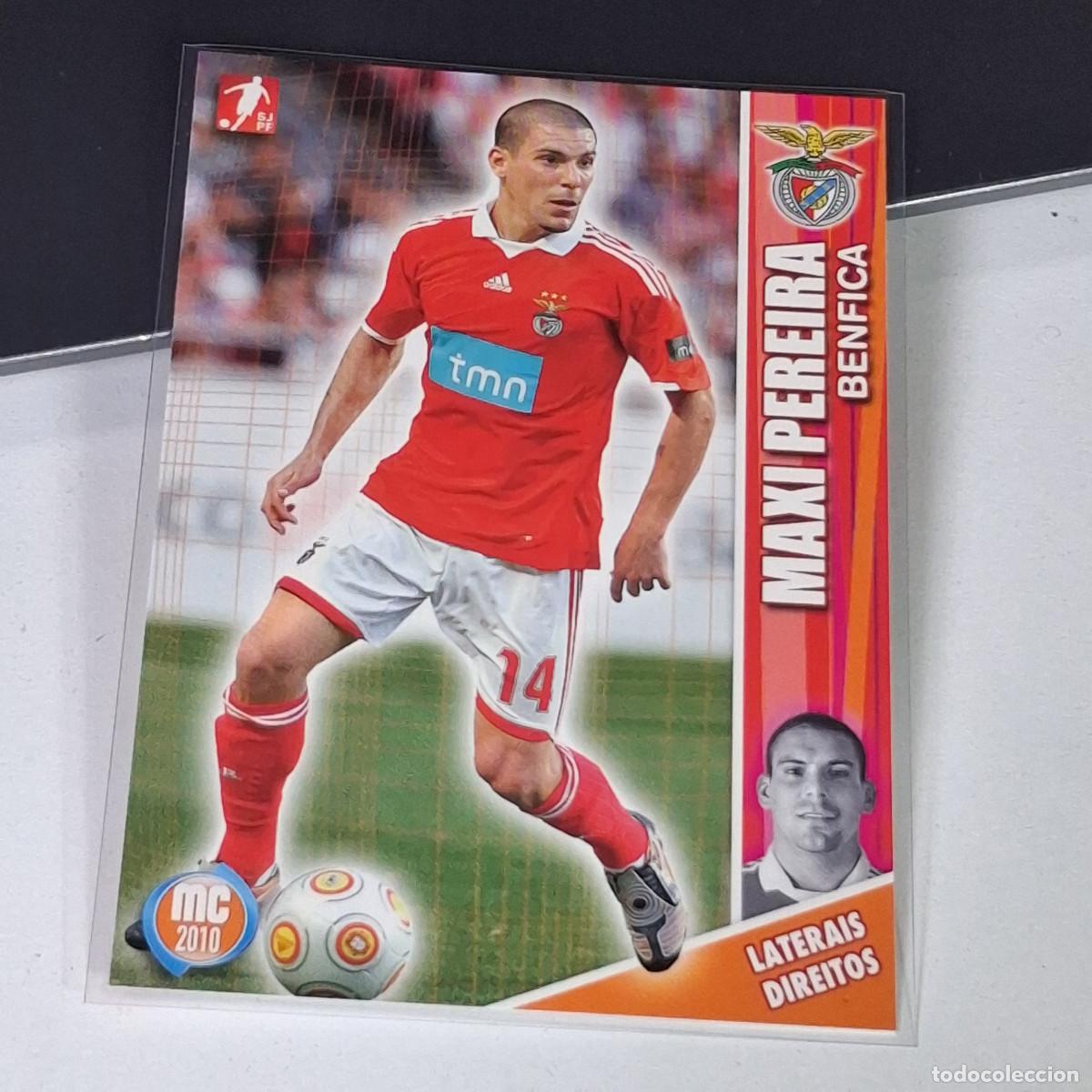Cromos de Futebol: B52 33 MAXI PEREIRA BENFICA SLB MC PANINI MEGACRAQUES 2009-2010 09 10 SJPF CARD PORTUGAL