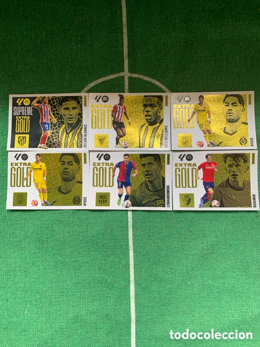 Figurine di Calcio: La liga 25-26 extra gold 6x cartas