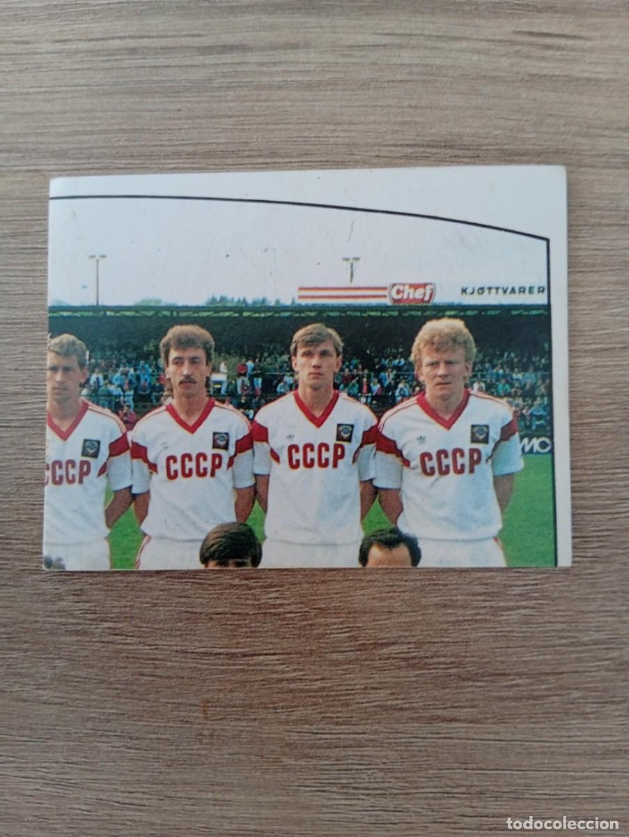 Figurine di Calcio: ALINEACION SSSR URSS 235 EUROCOPA EURO 1988 88 ALEMANIA NUNCA PEGADO SIN PEGAR