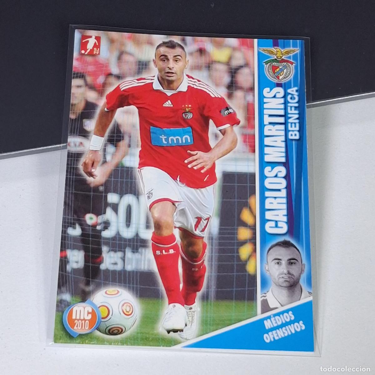 Cromos de f&uacute;tbol: B52 75 CARLOS MARTINS SLB BENFICA MC PANINI MEGACRAQUES 2009-2010 09 10 SJPF CARD PORTUGAL