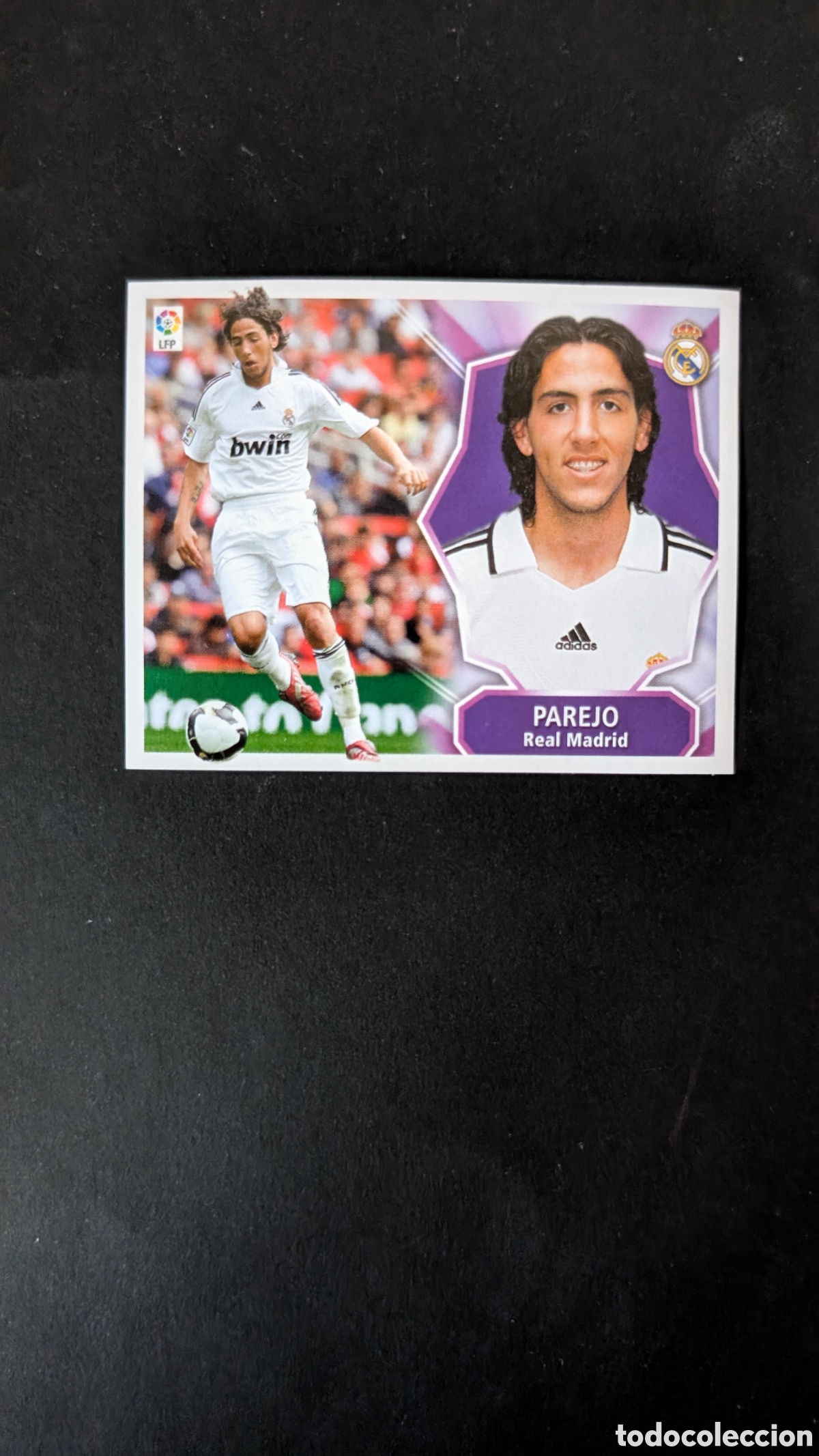 Cromos de f&uacute;tbol: PAREJO REAL MADRID MERCADO INVIERNO AMPLIACION LIGA ESTE 2008/09 08 09 NUNCA PEGADO SIN PEGAR