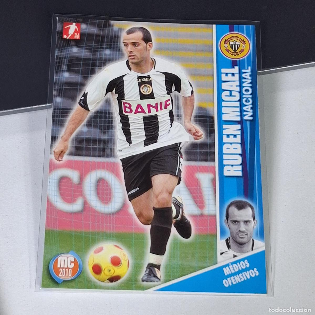 Cromos de f&uacute;tbol: B52 80 RUBEN MICAEL NACIONAL DA MADEIRA MC PANINI MEGACRAQUES 2009-2010 09 10 SJPF CARD PORTUGAL