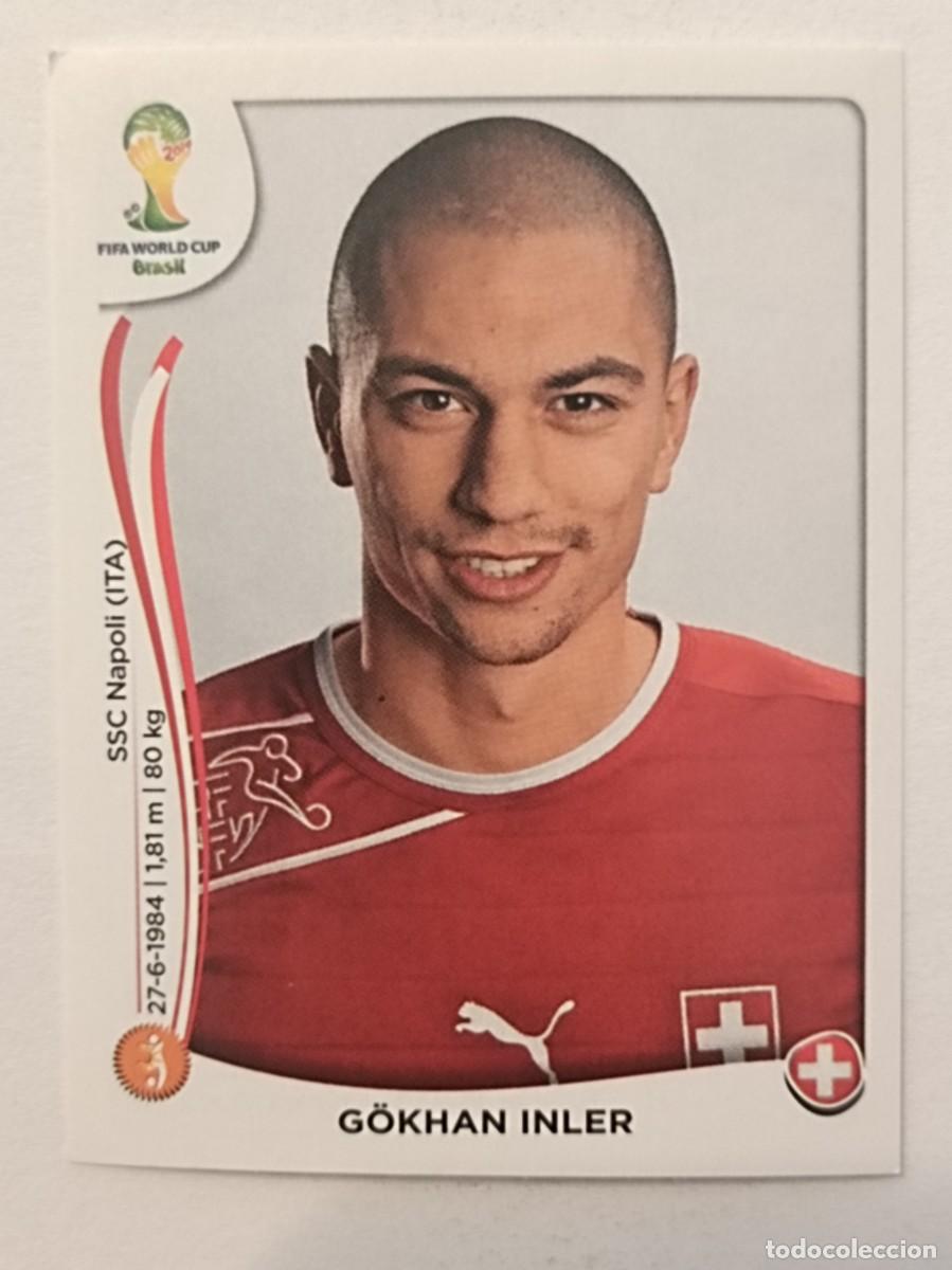 Cromos de f&uacute;tbol: #346 INLER (SUIZA) MUNDIAL BRASIL 2014 PANINI