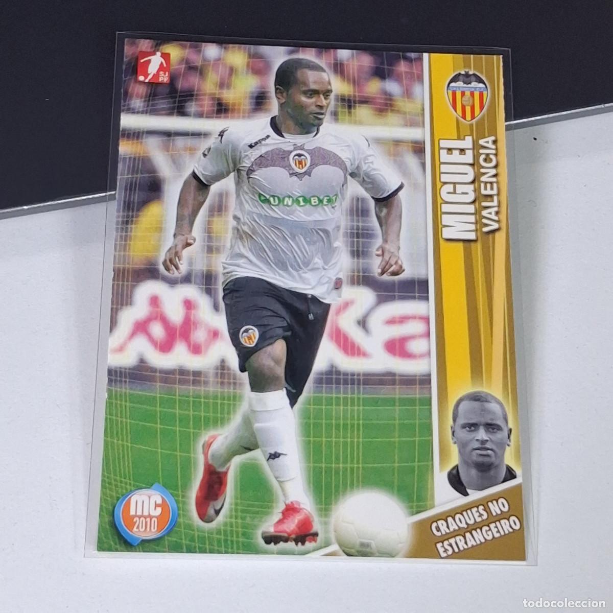 Cromos de f&uacute;tbol: B52 125 MIGUEL VALENCIA MC PANINI MEGACRAQUES 2009-2010 09 10 SJPF CARD PORTUGAL