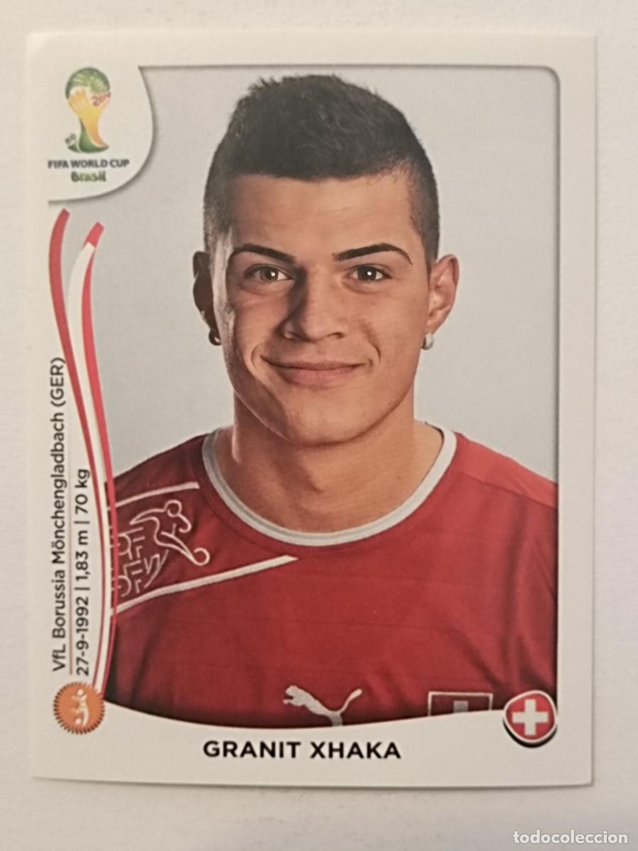 Cromos de f&uacute;tbol: #349 XHAKA (SUIZA) MUNDIAL BRASIL 2014 PANINI