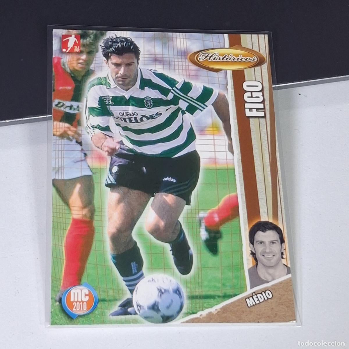 Cromos de f&uacute;tbol: B52 137 LUIS FIGO HISTORICOS MC PANINI MEGACRAQUES 2009-2010 09 10 SJPF CARD PORTUGAL