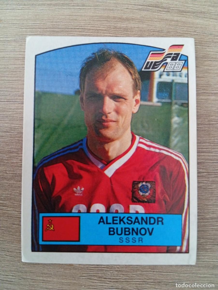 Cromos de f&uacute;tbol: ALEKSANDER BUBNOV 247 SSSR URSS EUROCOPA EURO 1988 88 ALEMANIA NUNCA PEGADO SIN PEGAR