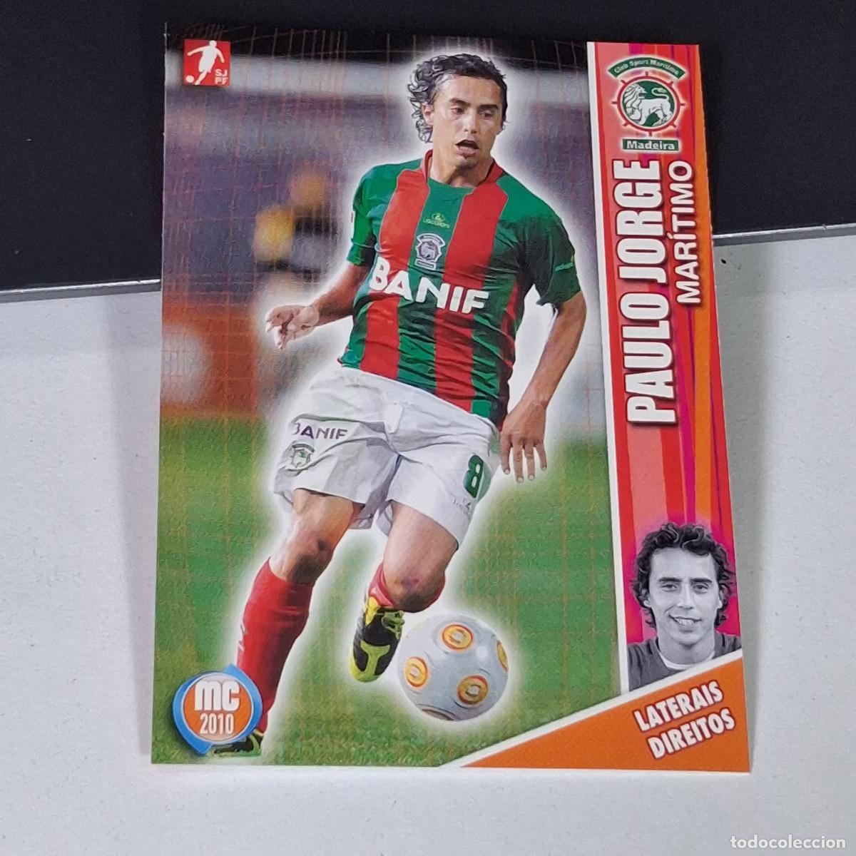 Cromos de f&uacute;tbol: B52 35 PAULO JORGE MARITIMO MC PANINI MEGACRAQUES 2009-2010 09 10 SJPF CARD PORTUGAL