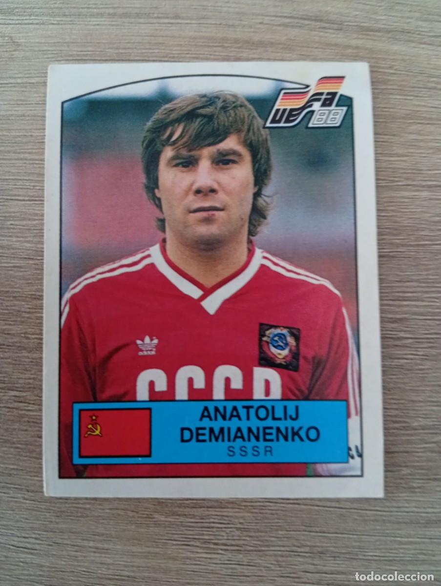 Cromos de f&uacute;tbol: ANATOLIJ DEMIANENKO 248 SSSR URSS EUROCOPA EURO 1988 88 ALEMANIA NUNCA PEGADO SIN PEGAR