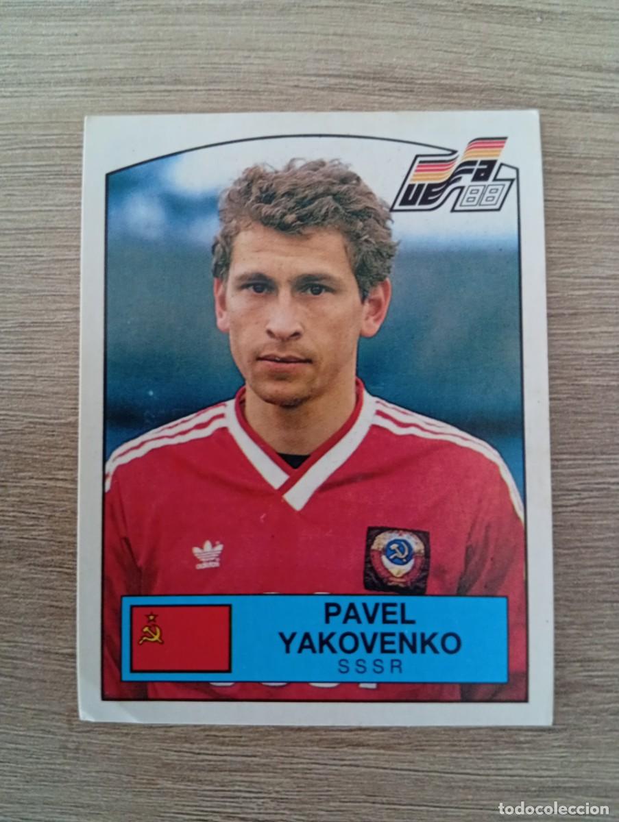 Cromos de f&uacute;tbol: PAVEL YAKOVENKO 250 SSSR URSS EUROCOPA EURO 1988 88 ALEMANIA NUNCA PEGADO SIN PEGAR