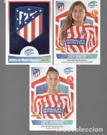 Cromos de f&uacute;tbol: CROMOS DE LIGA FUTBOL FEMENINA DEL A&Ntilde;O 2022/ 2E DE LA CASA ESTE Y PANINI DE ATL&Eacute;TICO DE MADRID