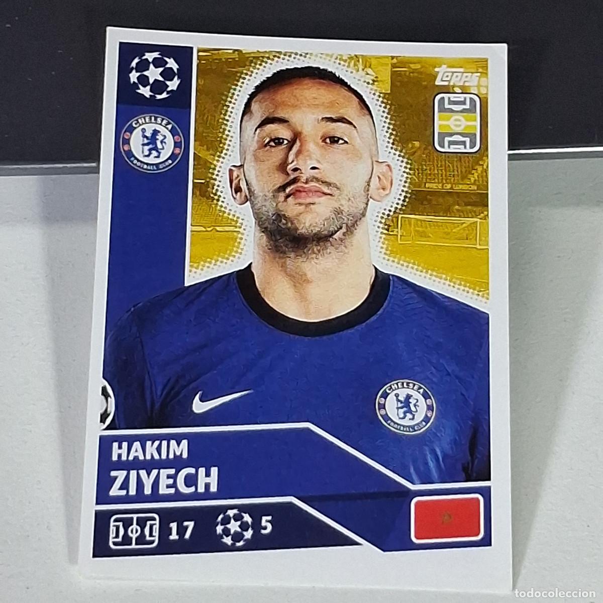 Cromos de f&uacute;tbol: A41 CHE12 CHE 12 HAKIM ZIYECH CHELSEA CHE UEFA CHAMPIONS LEAGUE STICKER 2020 2021 20 21 TOPPS