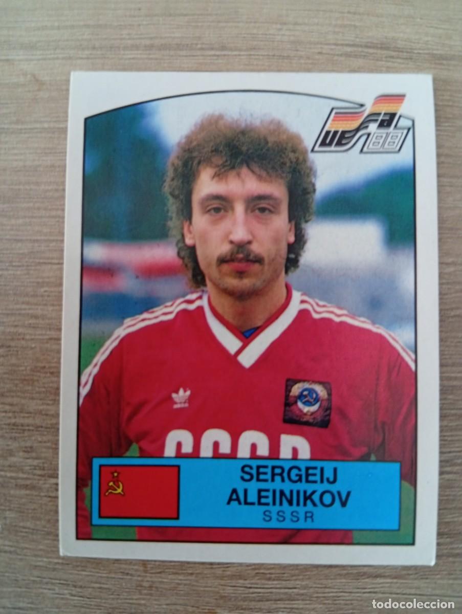 Cromos de f&uacute;tbol: SERGEIJ ALEINIKOV 252 SSSR URSS EUROCOPA EURO 1988 88 ALEMANIA NUNCA PEGADO SIN PEGAR