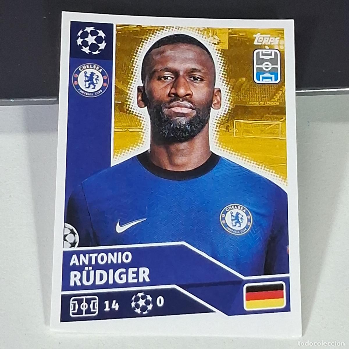 Cromos de f&uacute;tbol: A41 CHE6 CHE 6 ANTONIO RUDIGER CHELSEA CHE UEFA CHAMPIONS LEAGUE STICKER 2020 2021 20 21 TOPPS