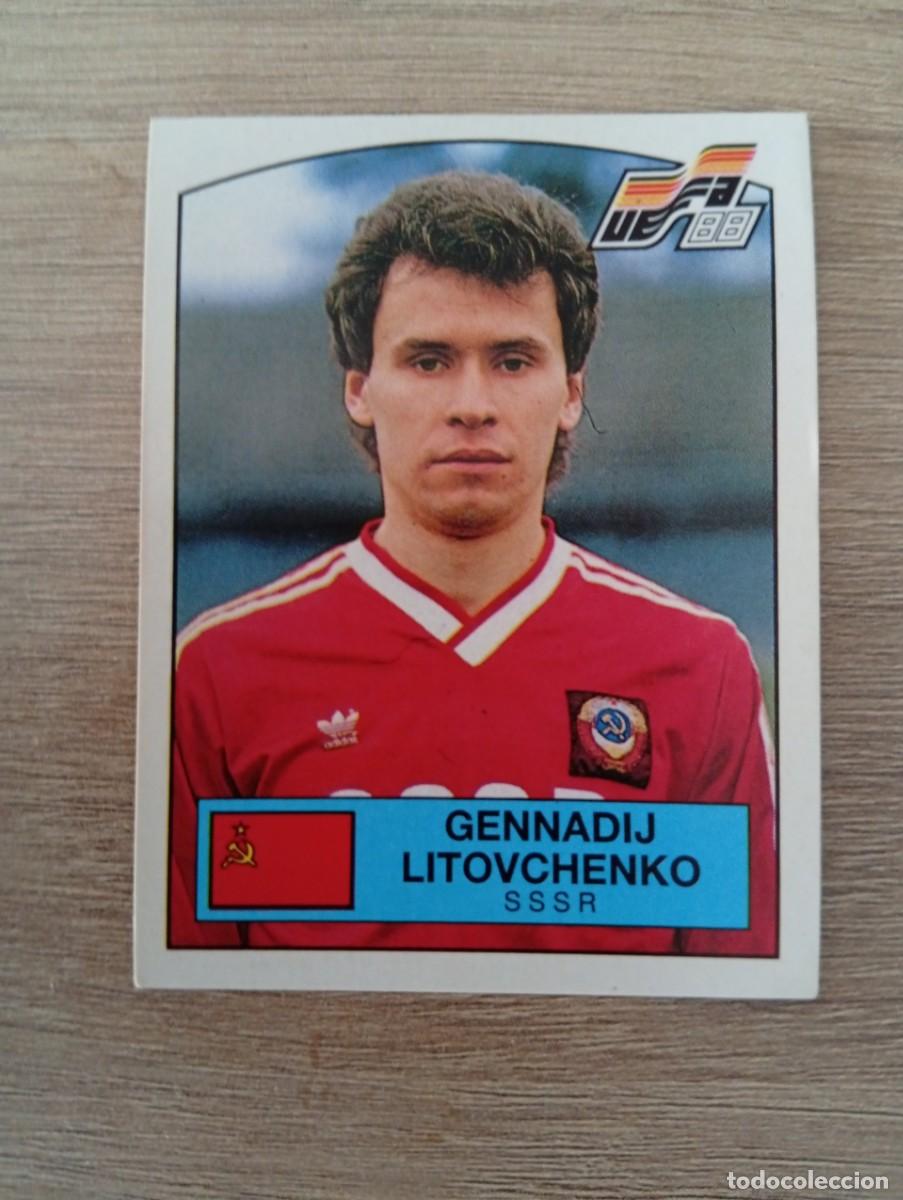 Cromos de f&uacute;tbol: GENNADIJ LITOVCHENKO 254 SSSR URSS EUROCOPA EURO 1988 88 ALEMANIA NUNCA PEGADO SIN PEGAR