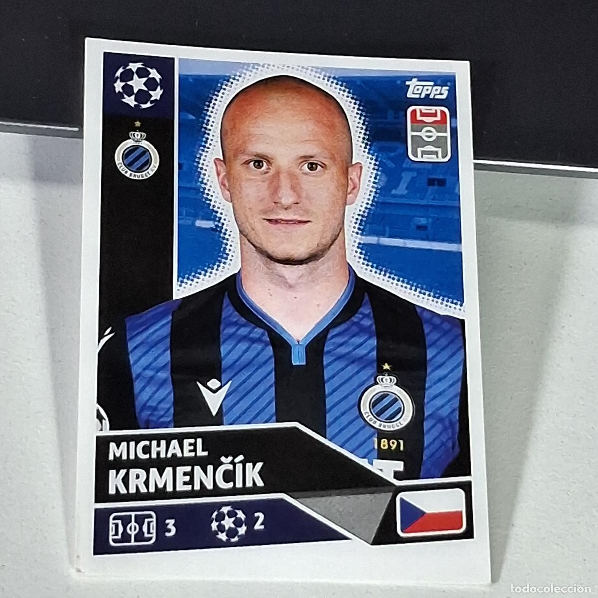 Cromos de f&uacute;tbol: A41 BRU16 16 MICHAEL KRMENCIK CLUB BRUGGE BRU UEFA CHAMPIONS LEAGUE STICKER 2020 2021 20 21 TOPPS