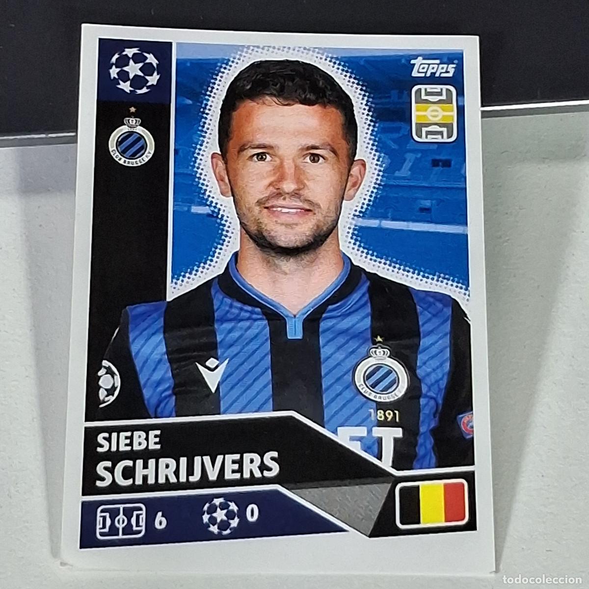 Cromos de f&uacute;tbol: A41 BRU14 14 SIEBE SCHIJVERS CLUB BRUGGE BRU UEFA CHAMPIONS LEAGUE STICKER 2020 2021 20 21 TOPPS