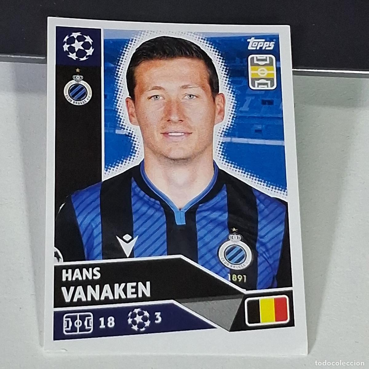Cromos de f&uacute;tbol: A41 BRU11 11 HANS VANAKEN CLUB BRUGGE BRU UEFA CHAMPIONS LEAGUE STICKER 2020 2021 20 21 TOPPS