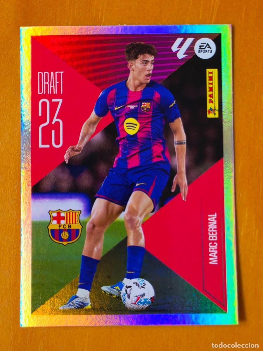 Cromos de f&uacute;tbol: 15 Marc Bernal, FC Barcelona, Draft 23, Panini Ediciones Liga Este 2026 2027 26 27 sin pegar