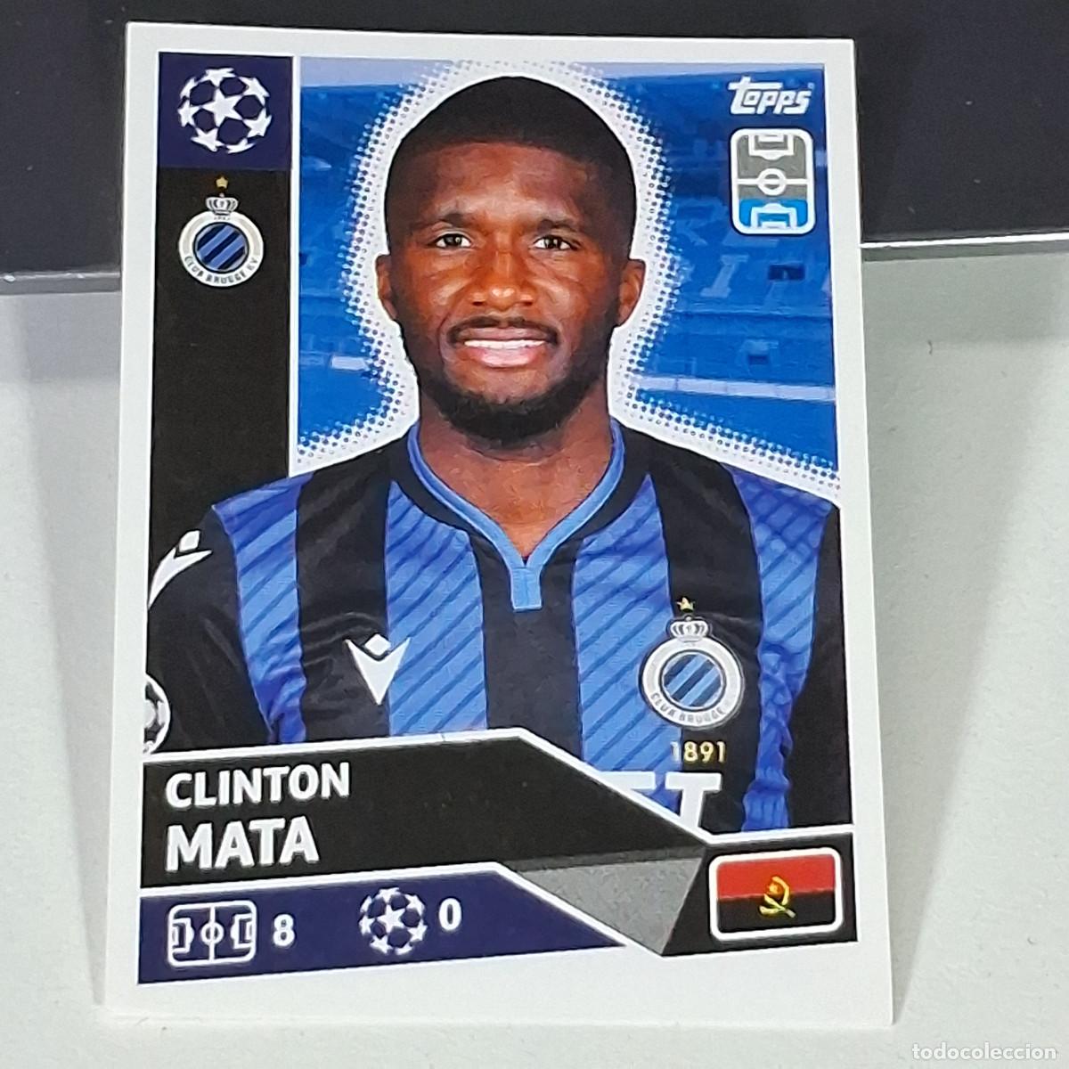 Cromos de f&uacute;tbol: A41 BRU07 BRU7 CLINTON MATA CLUB BRUGGE BRU UEFA CHAMPIONS LEAGUE STICKER 2020 2021 20 21 TOPPS