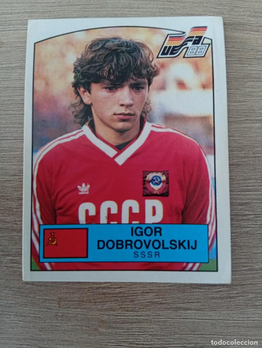 Cromos de f&uacute;tbol: IGOR DOBROVOLSKIJ 256 SSSR URSS EUROCOPA EURO 1988 88 ALEMANIA NUNCA PEGADO SIN PEGAR