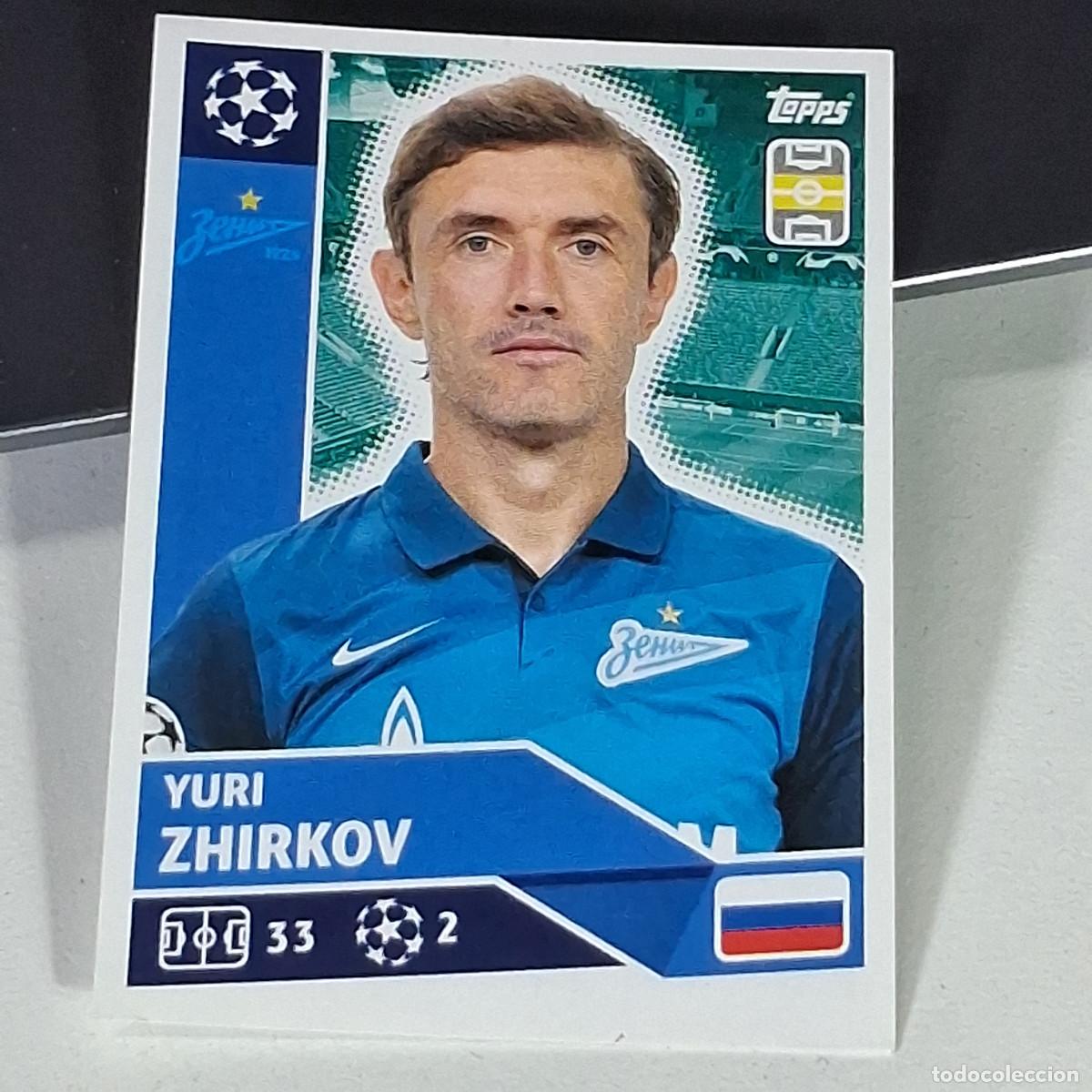 Cromos de f&uacute;tbol: A41 ZSP 10 ZSP10 YURI ZHIRKOV ZENIT UEFA CHAMPIONS LEAGUE STICKER 2020 2021 20 21 TOPPS
