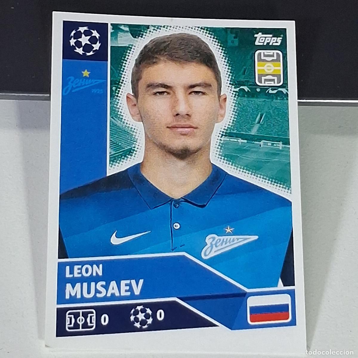 Cromos de f&uacute;tbol: A41 ZSP9 ZSP 9 LEON MUSAEV ZENIT UEFA CHAMPIONS LEAGUE STICKER 2020 2021 20 21 TOPPS
