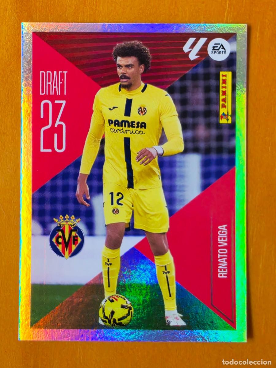 Cromos de f&uacute;tbol: 20 Renato Veiga, Villarreal CF, Draft 23, Panini Ediciones Liga Este 2026 2027 26 27 sin pegar
