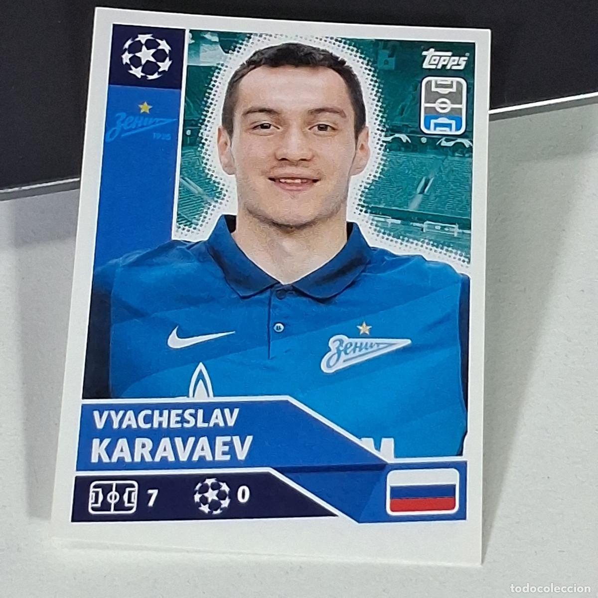 Cromos de f&uacute;tbol: A41 ZSP4 ZSP 4 VYACHESLAV KARAVAEV ZENIT UEFA CHAMPIONS LEAGUE STICKER 2020 2021 20 21 TOPPS